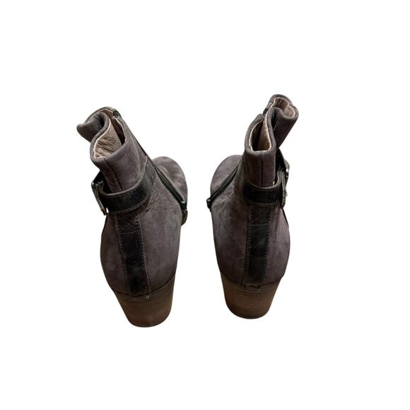 Dansko Hartley Side Zip Ankle Boots Booties Brown Chocolate Buck Sz 38 USA 8 - Picture 6 of 9